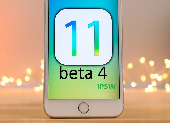 ios 11 beta 4 ipsw download links