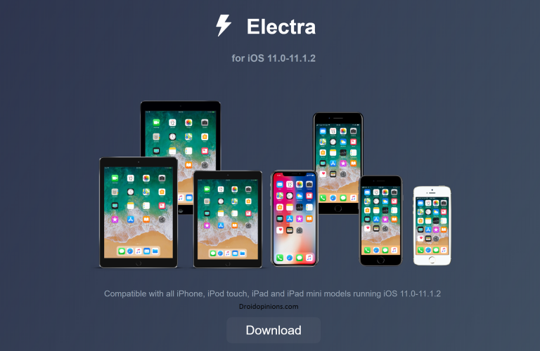 Download Electra ipa Jailbreak Toolkit for iOS 11.1.2/11